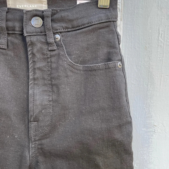 Everlane Black  Skinny Ankle Jeans, size 24 - Picture 6 of 9